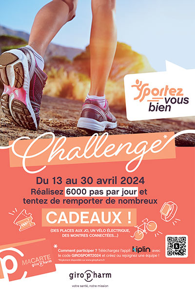 Challenge Sportez-vous bien Ma Carte Giropharm